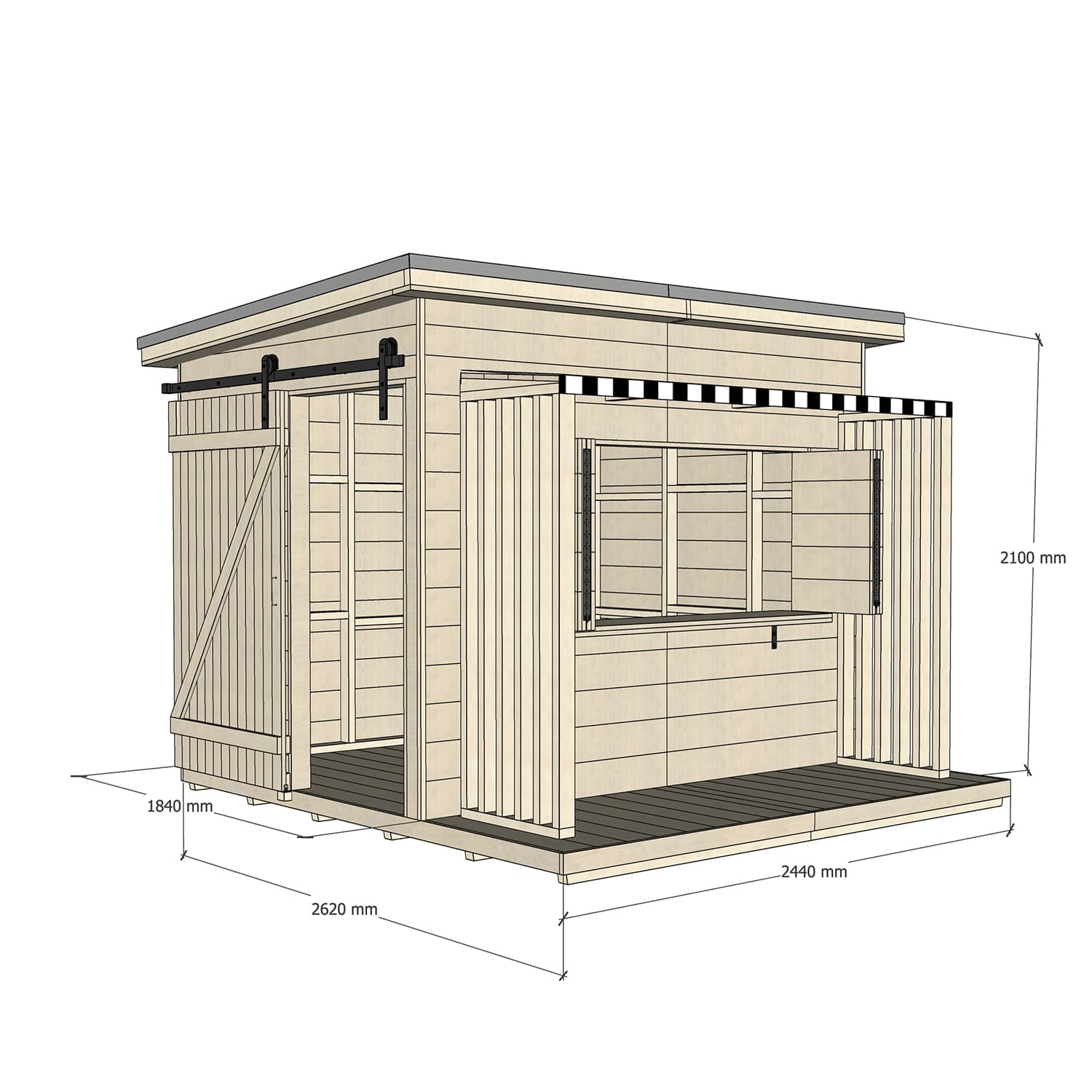 Mister Zimi Cubby House - 'Mini Zimi' - Residential