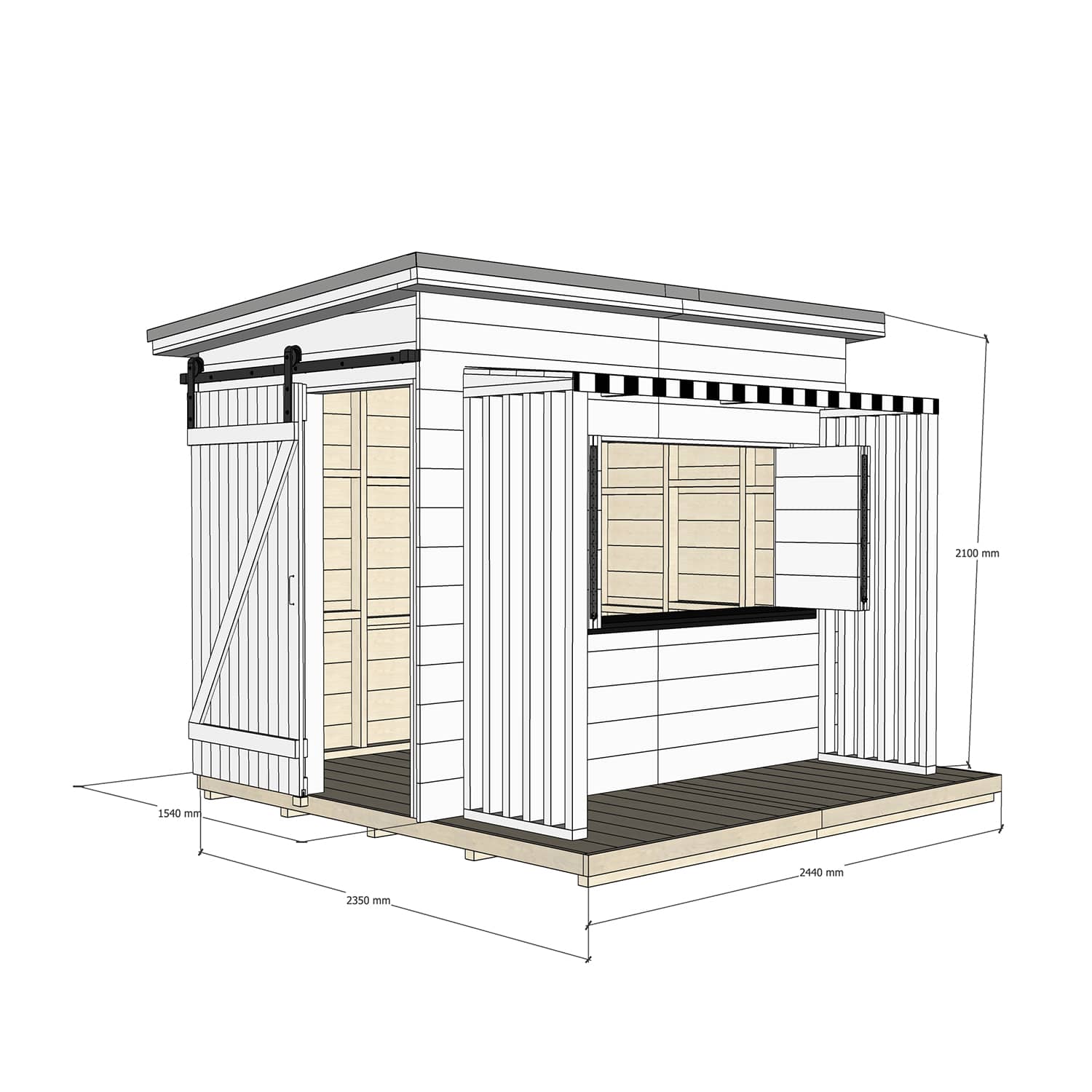 Mister Zimi Cubby House - 'Mini Zimi' - Residential