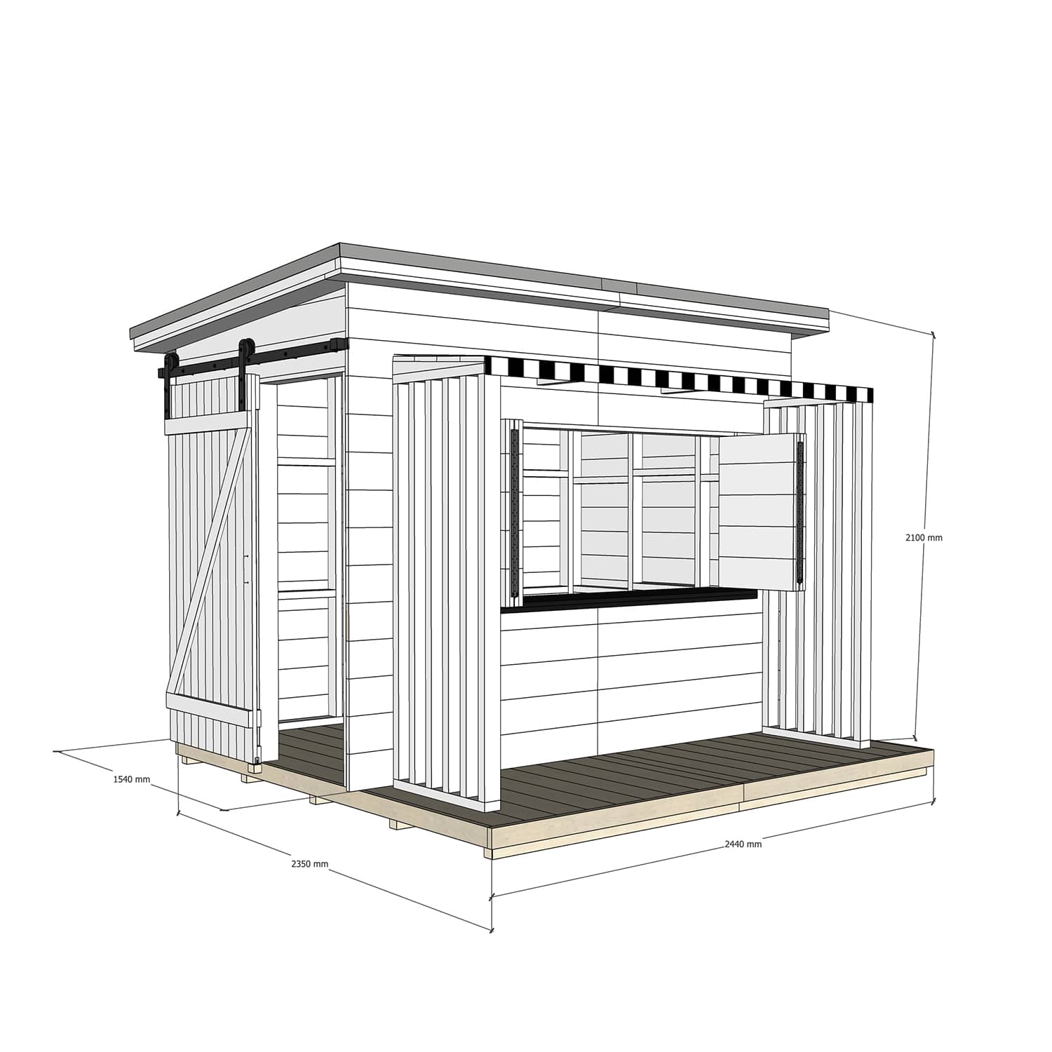 Mister Zimi Cubby House - 'Mini Zimi' - Residential