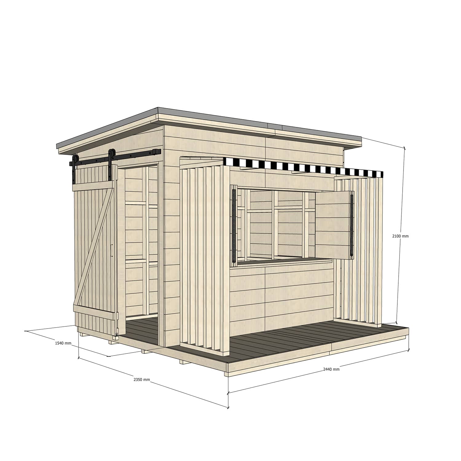 Mister Zimi Cubby House - 'Mini Zimi' - Residential