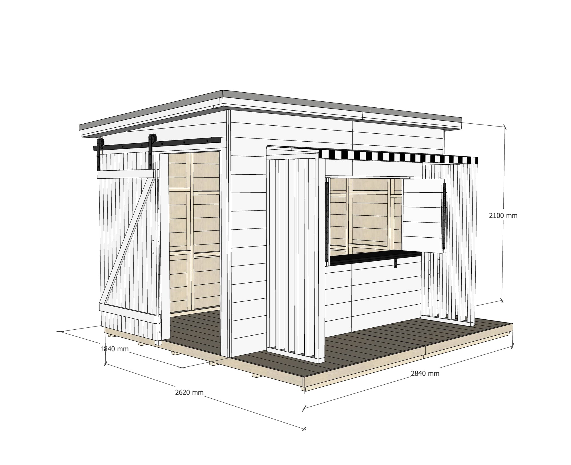 Mister Zimi Cubby House - 'Mini Zimi' - Residential