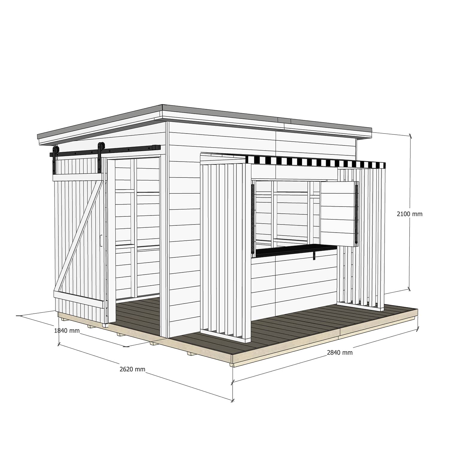 Mister Zimi Cubby House - 'Mini Zimi' - Residential