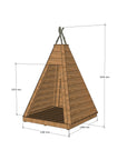 Timber Teepee Cubby Houses