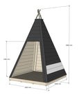 Timber Teepee Cubby Houses