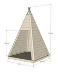 Timber Teepee Cubby Houses