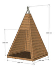 Timber Teepee Cubby Houses