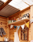 Cubby House Wall Shelf Pine Toys - The perfect cubby house accessory