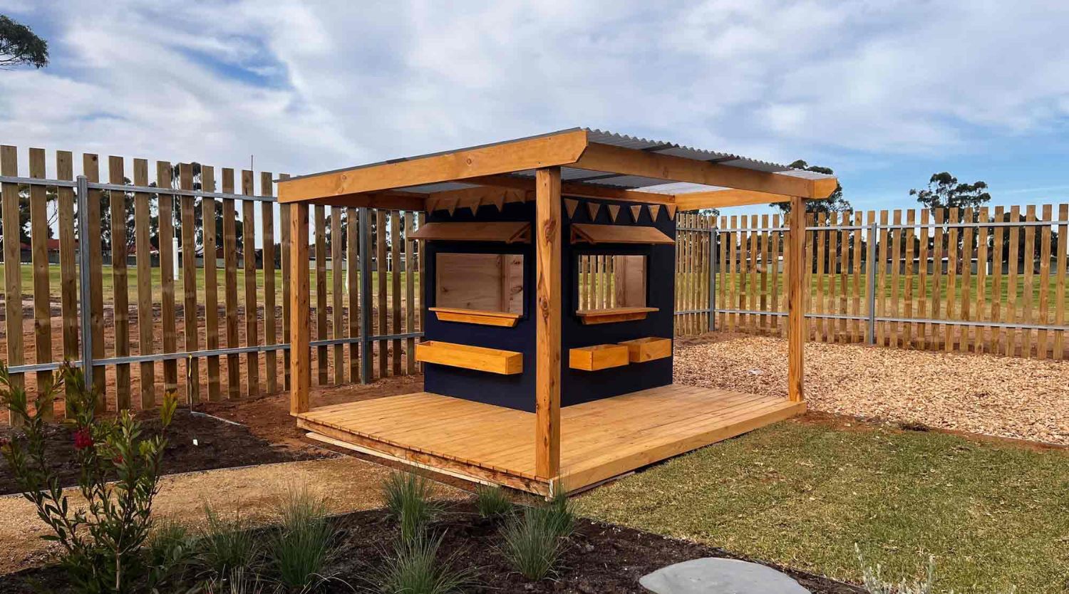 Cubby House Play Space for Unity College ELC