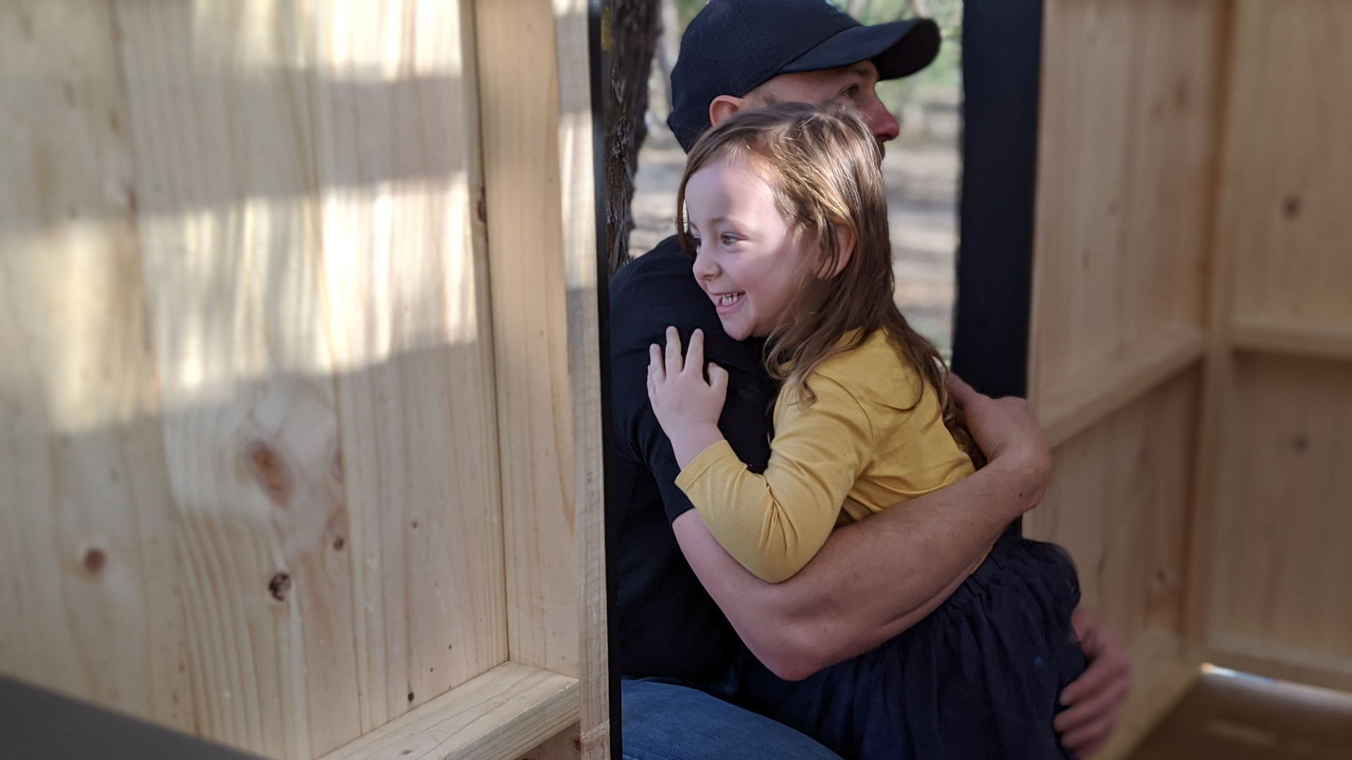 DIY Dad Builds His Daughter Her Dream Cubby House