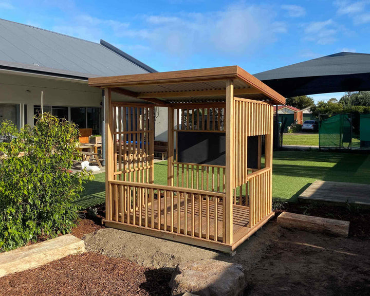 Open Cubby Houses with a high visibility and quality for childcare and educational centres
