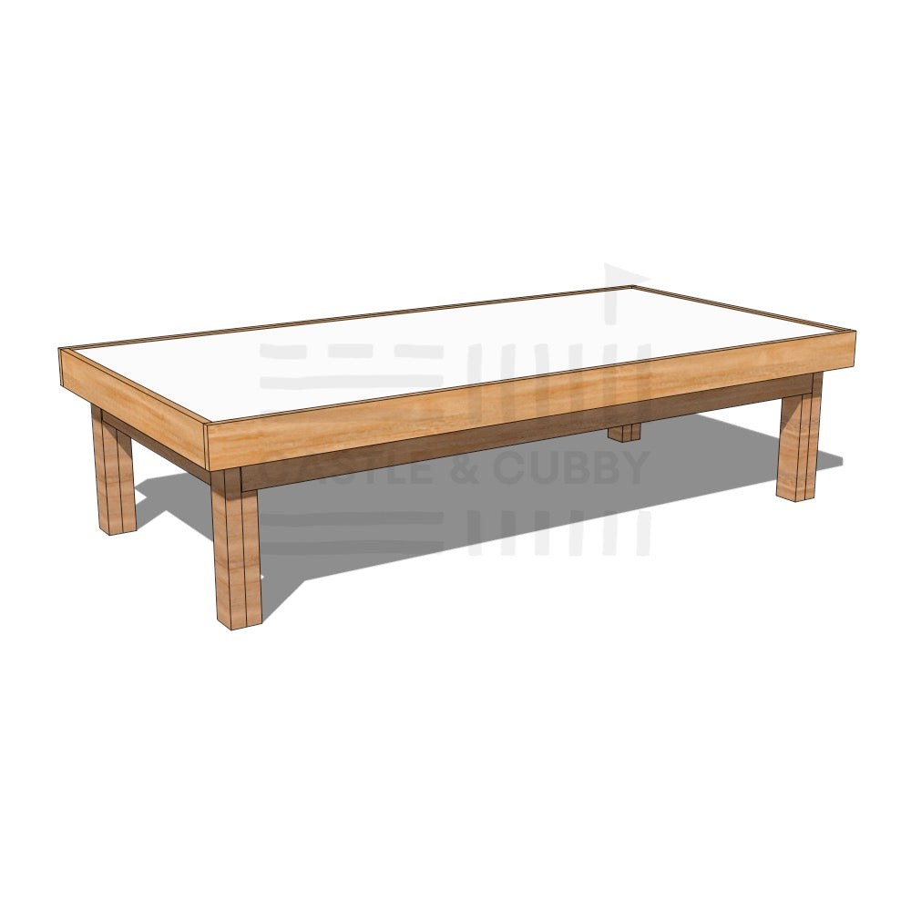 Hardwood arts and craft table 1800 x 900mm and 450mm height