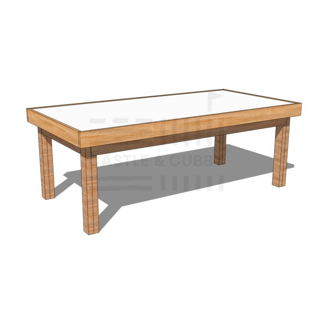 Hardwood arts and craft table 1800 x 900mm and 650mm height