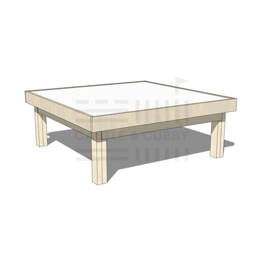 Pine arts and craft table 1200 x 1200mm and 450mm height