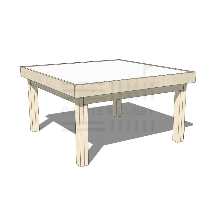 Pine arts and craft table 1200 x 1200mm and 650mm height