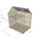 Barn with Mezzanine Cubby House - Resi