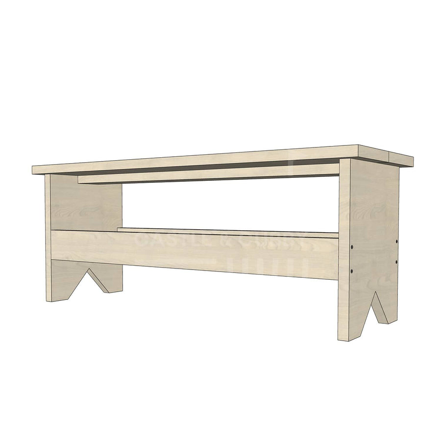 Timber large size carpenter stool