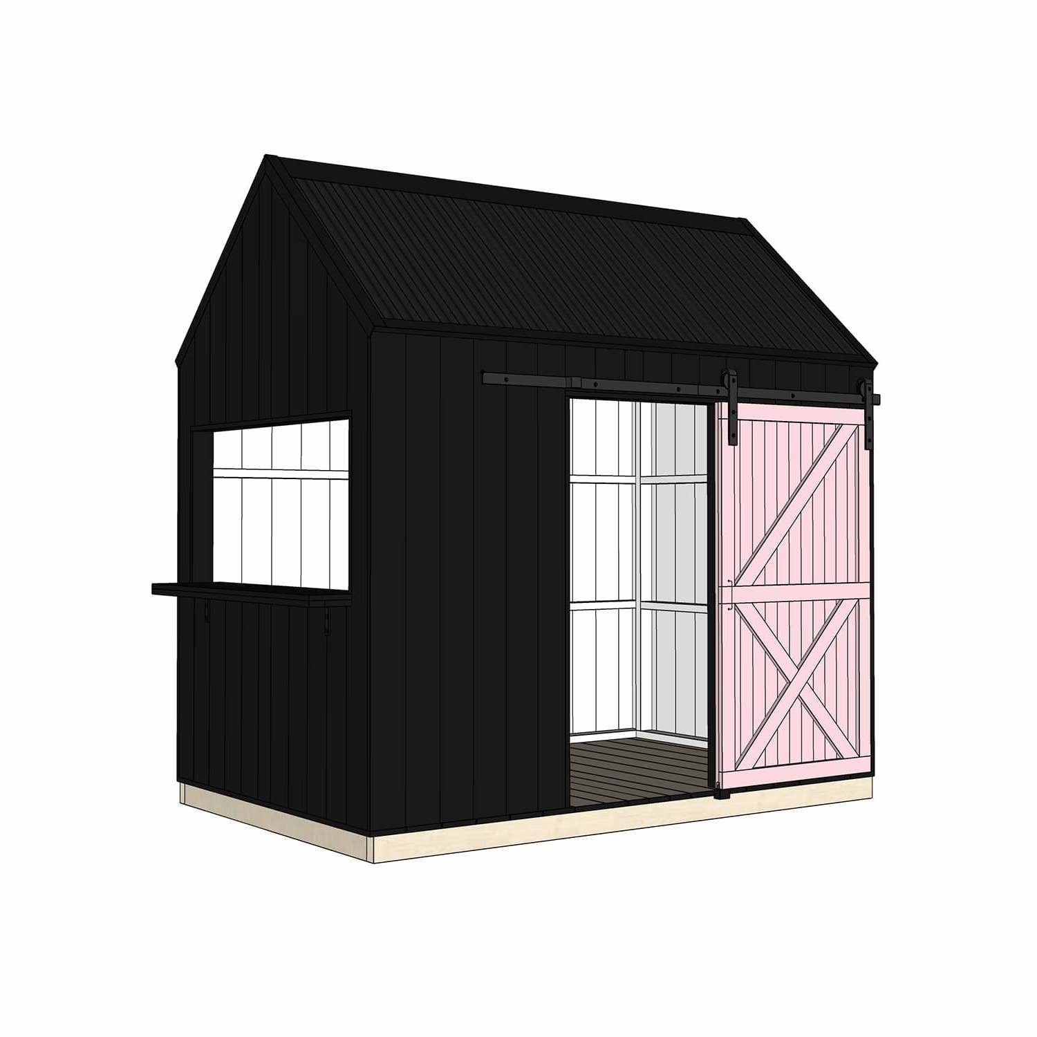 Barn Cubby House - Commercial