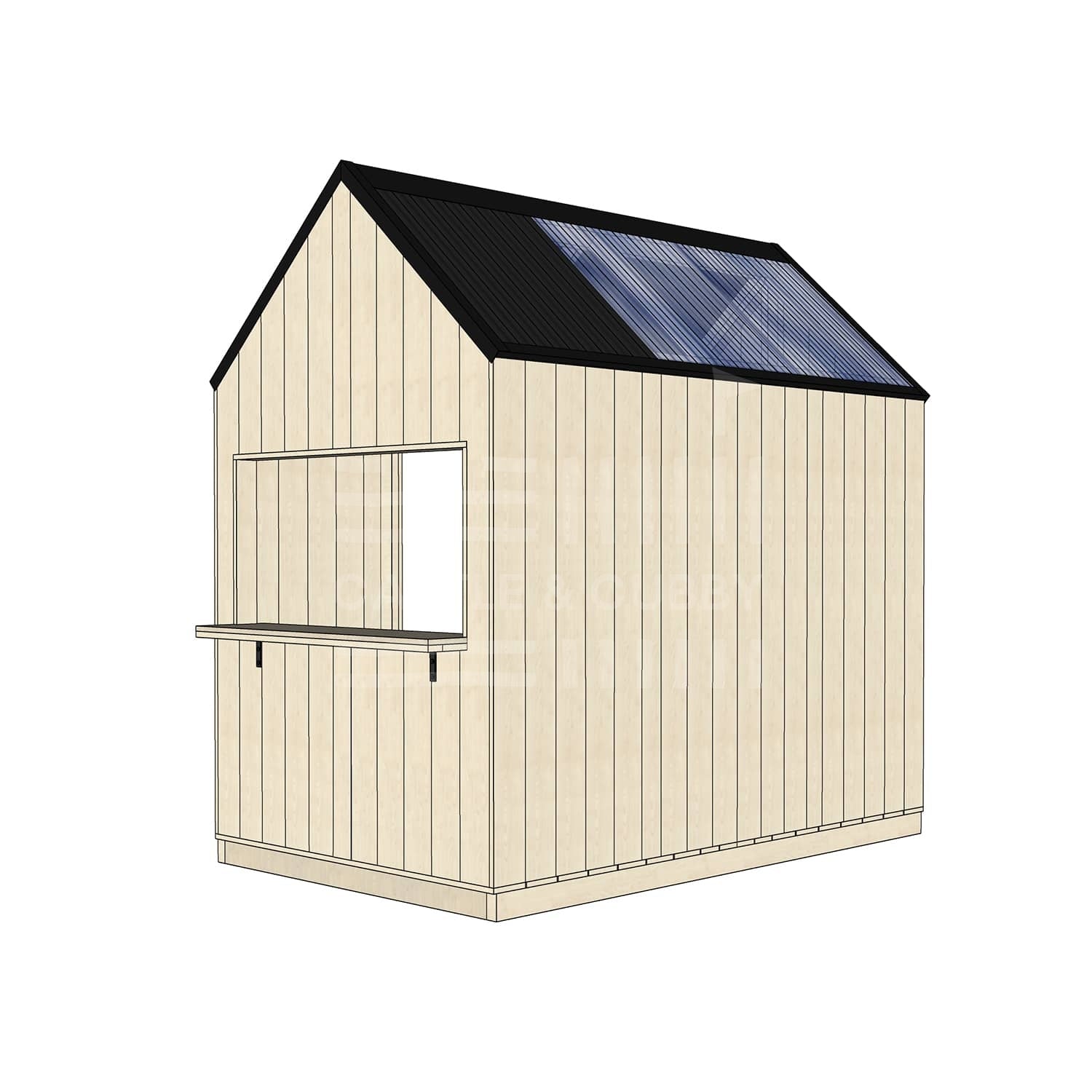 Barn Cubby House - Commercial