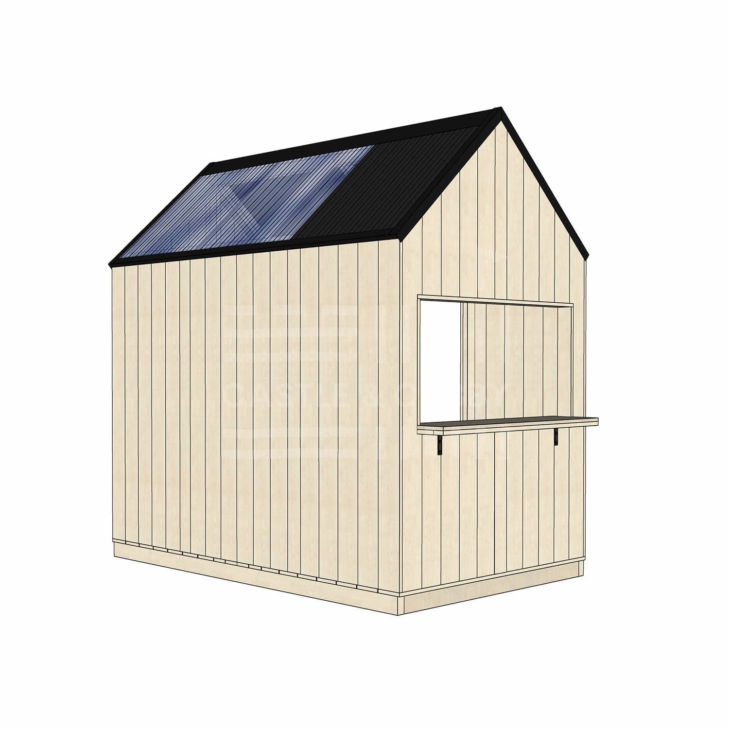 Barn Cubby House - Commercial