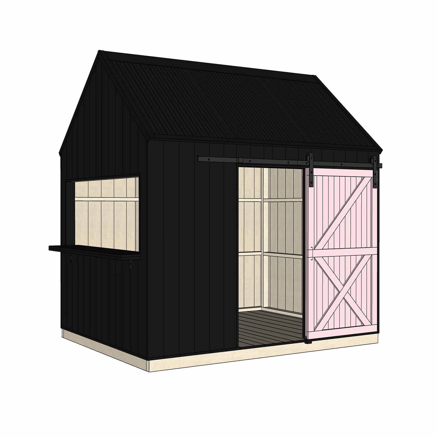 Barn Cubby House - Commercial