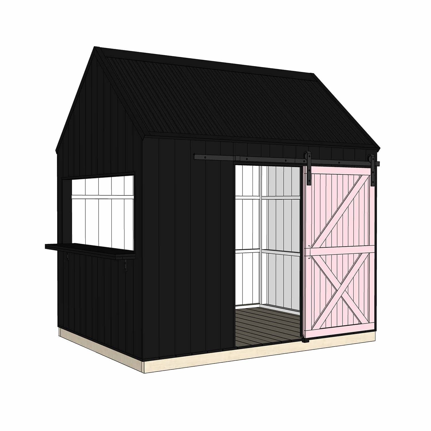 Barn Cubby House - Commercial