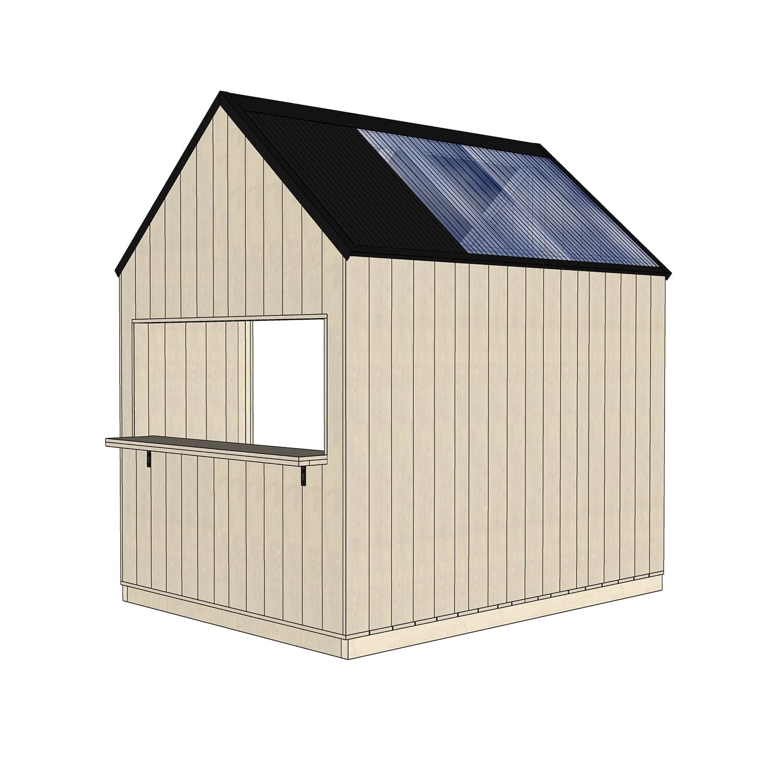 Barn Cubby House - Commercial