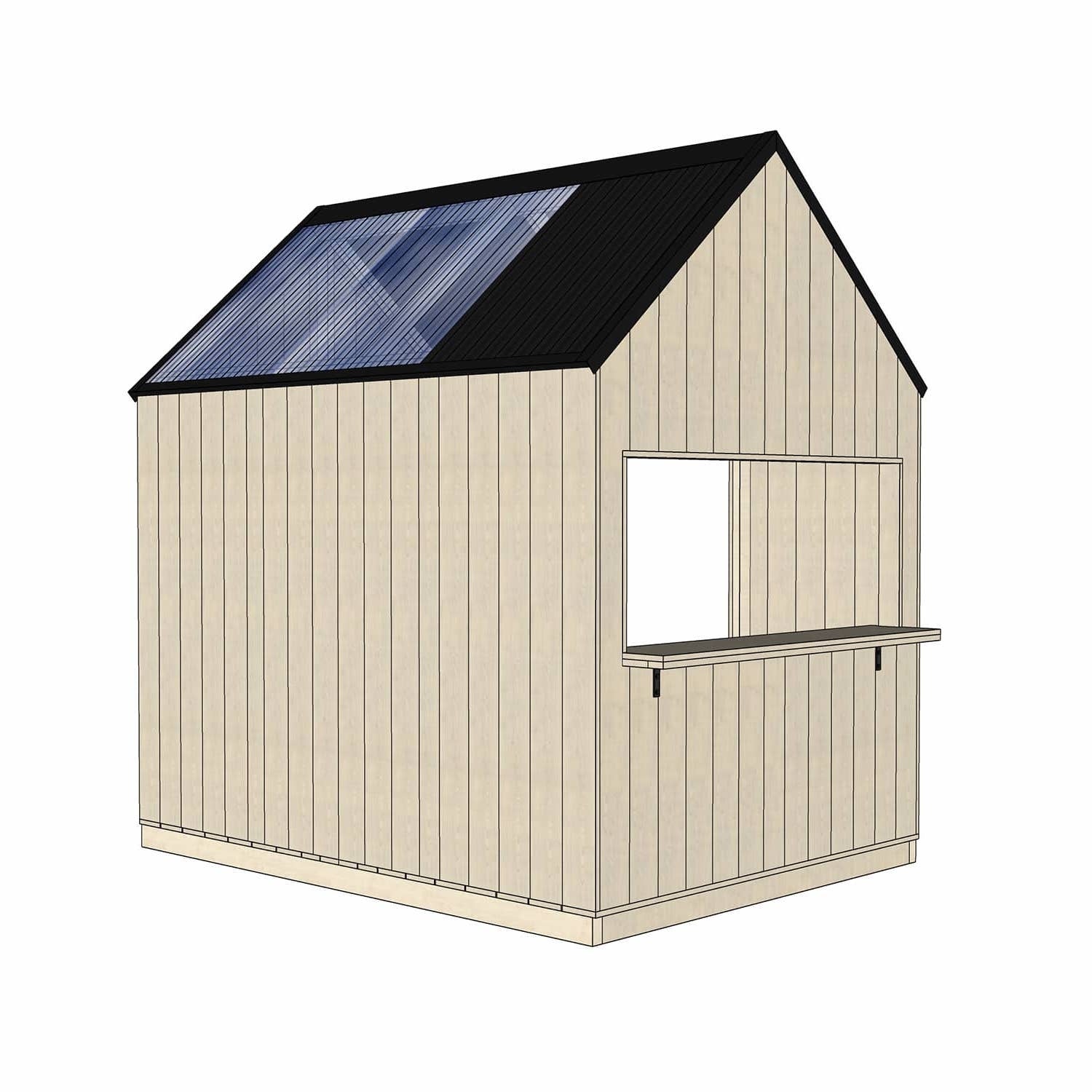 Barn Cubby House - Commercial
