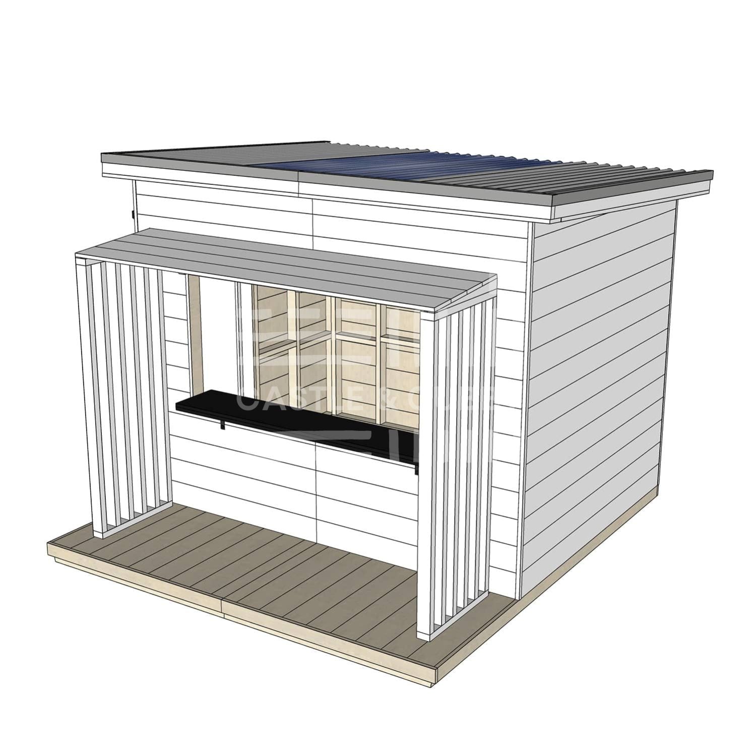 Mister Zimi &#39;Mini Zimi&#39; Cubby House - Commercial