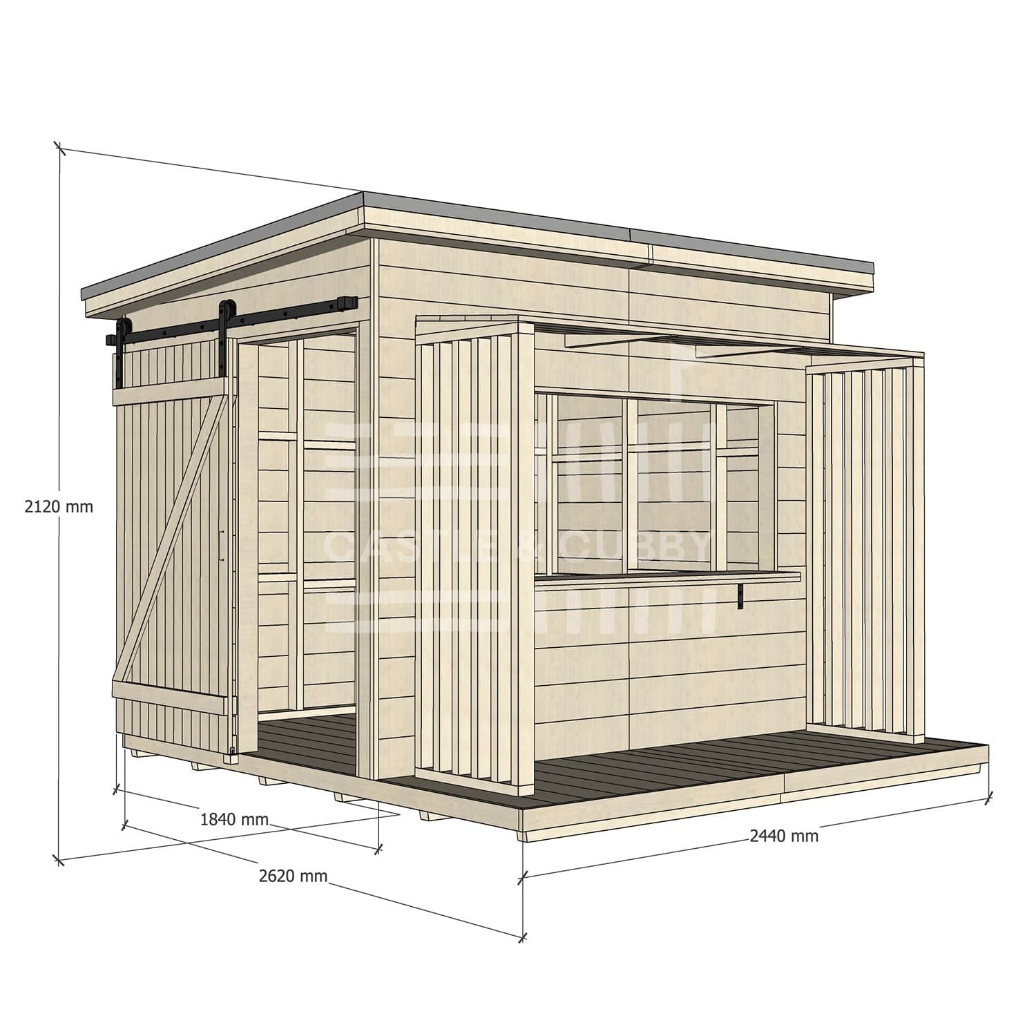 Mister Zimi &#39;Mini Zimi&#39; Cubby House - Commercial