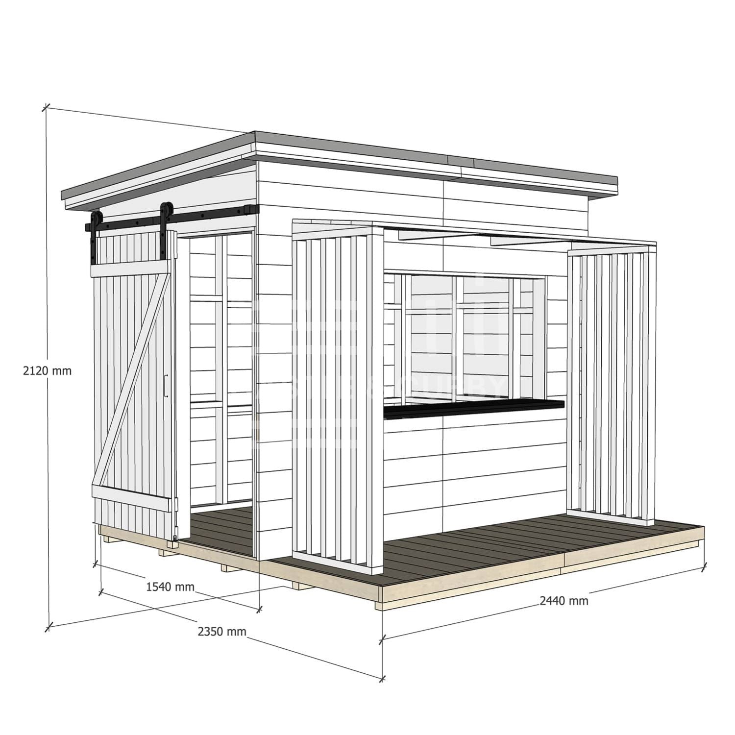 Mister Zimi &#39;Mini Zimi&#39; Cubby House - Commercial