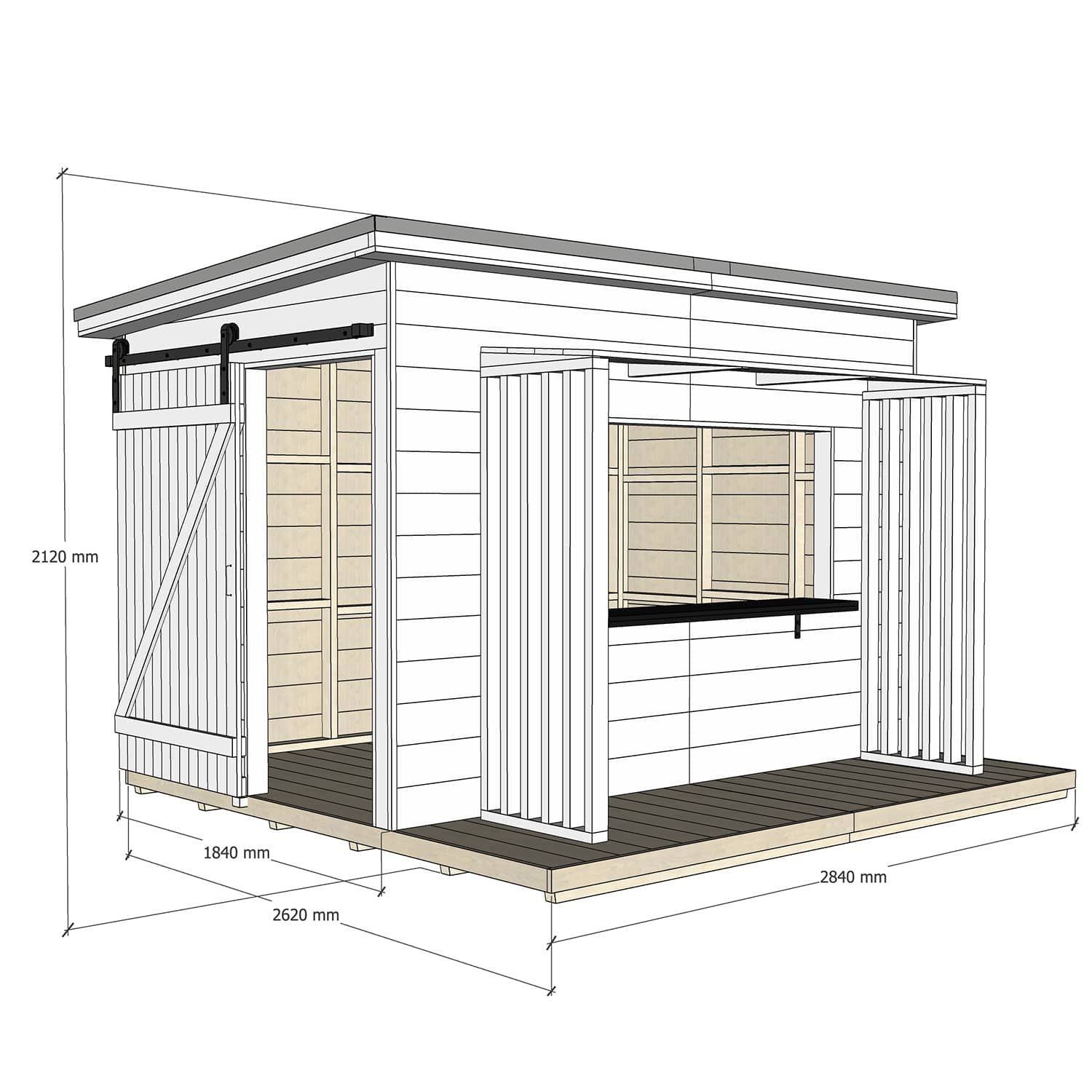 Mister Zimi &#39;Mini Zimi&#39; Cubby House - Commercial