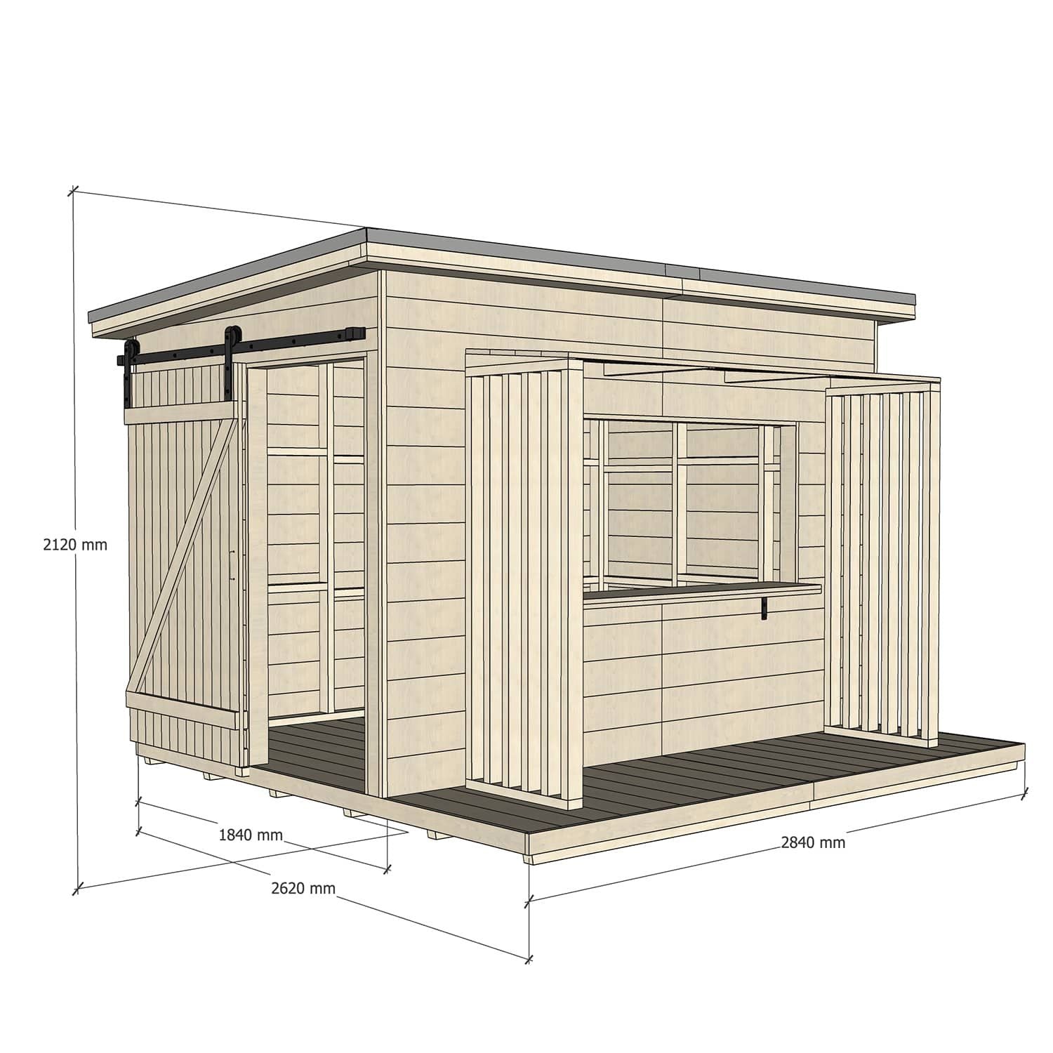 Mister Zimi &#39;Mini Zimi&#39; Cubby House - Commercial