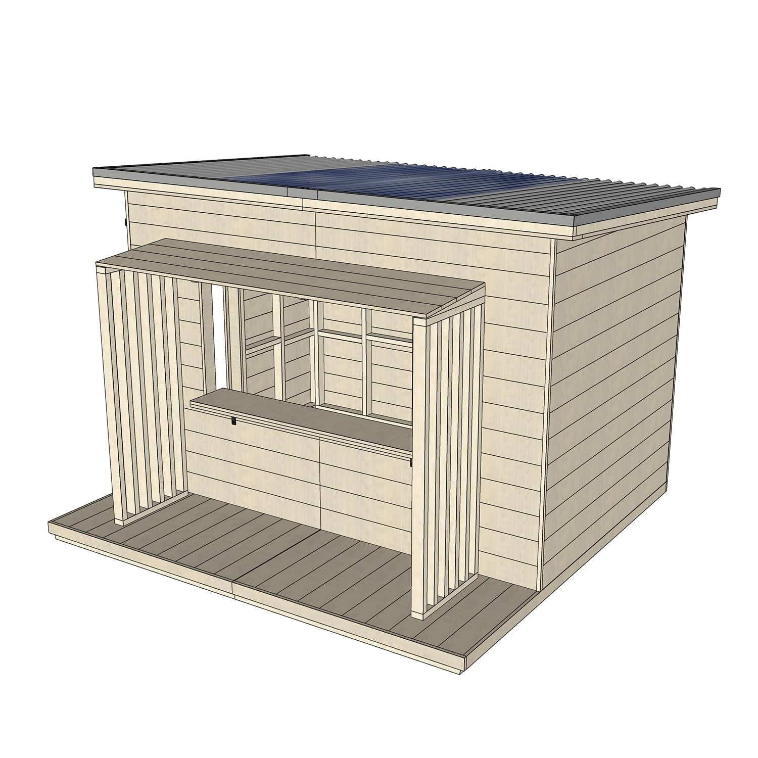 Mister Zimi &#39;Mini Zimi&#39; Cubby House - Commercial