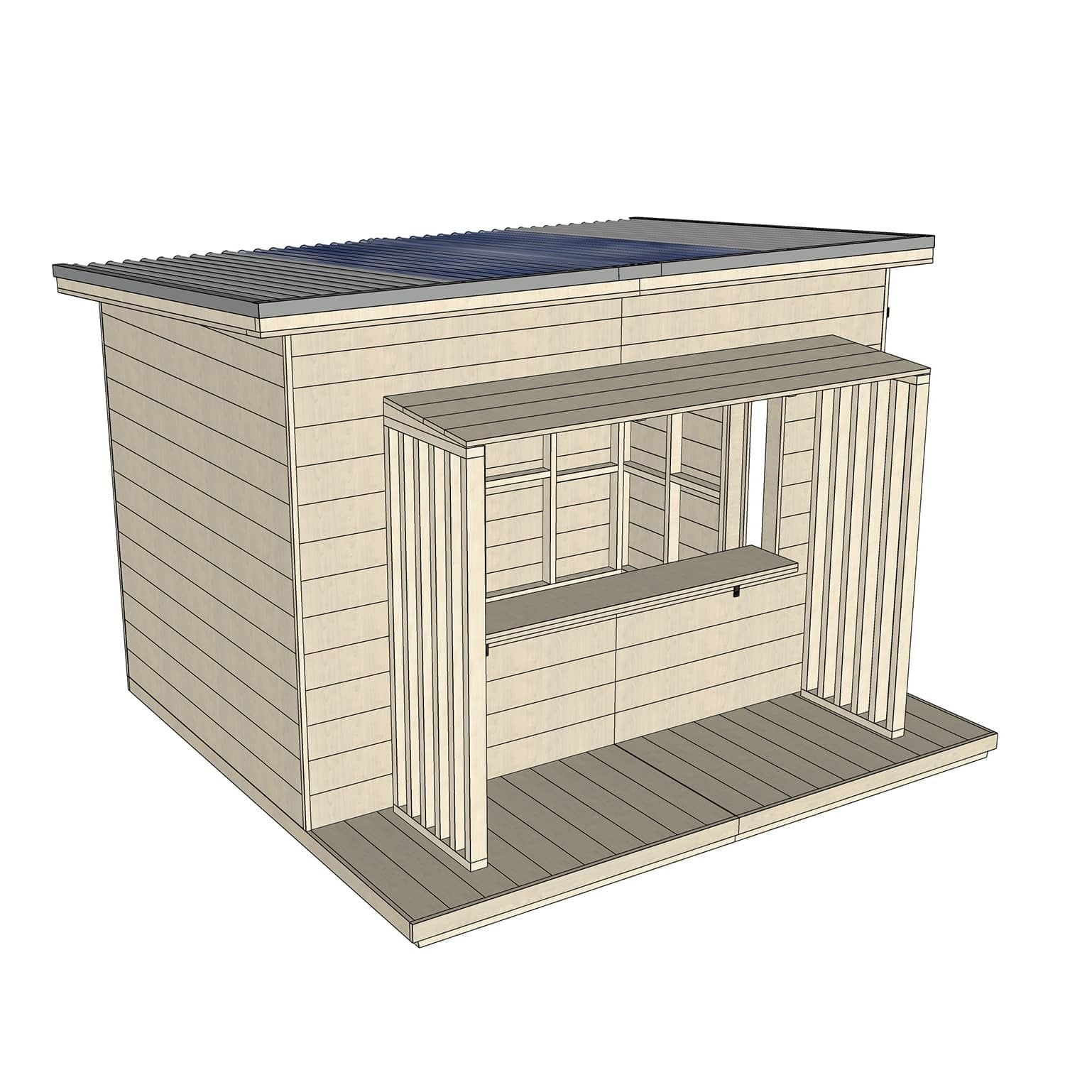 Mister Zimi &#39;Mini Zimi&#39; Cubby House - Commercial