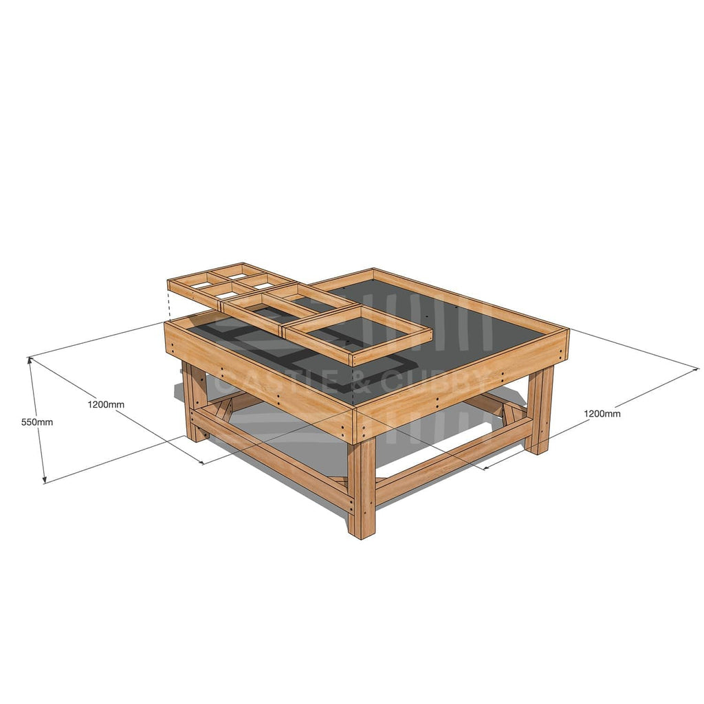 Beautiful Timber Sensory & Loose Parts Play Tables – Castle and Cubby