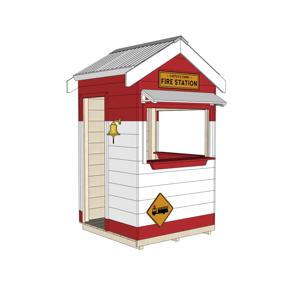 Fire Station Cubby House