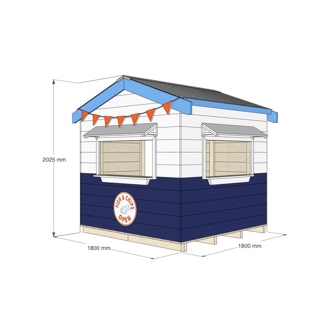 Fish n Chip Shop Cubby House