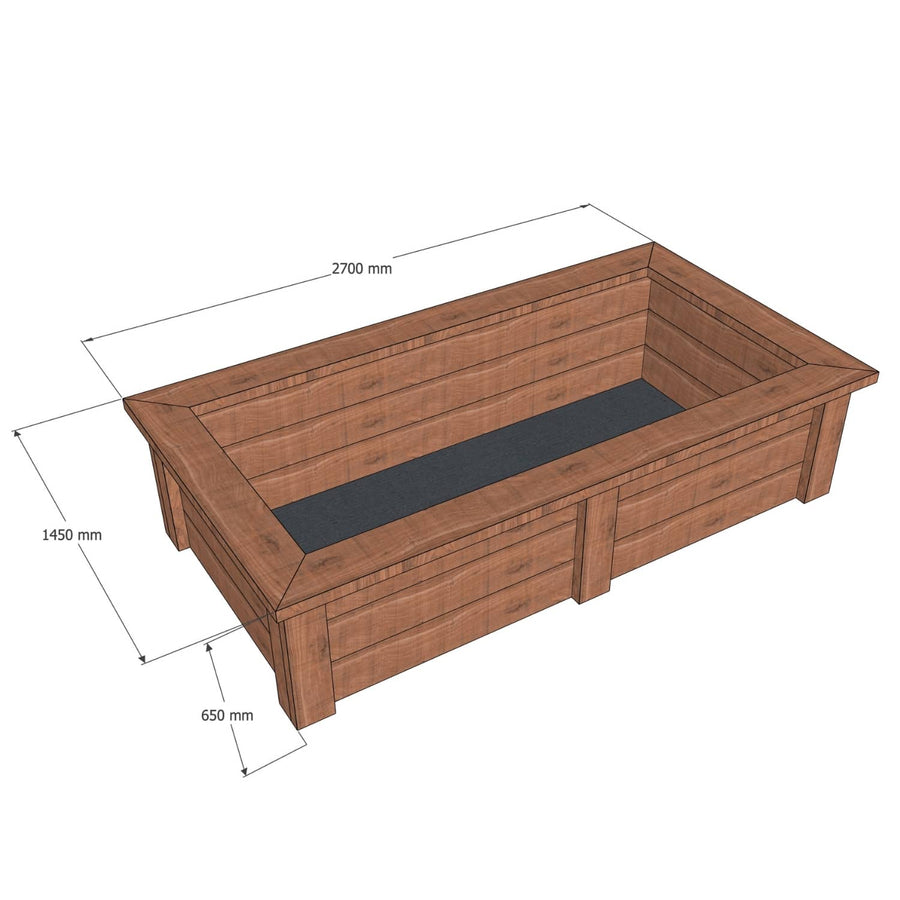 Timber Raised Garden Bed Kits