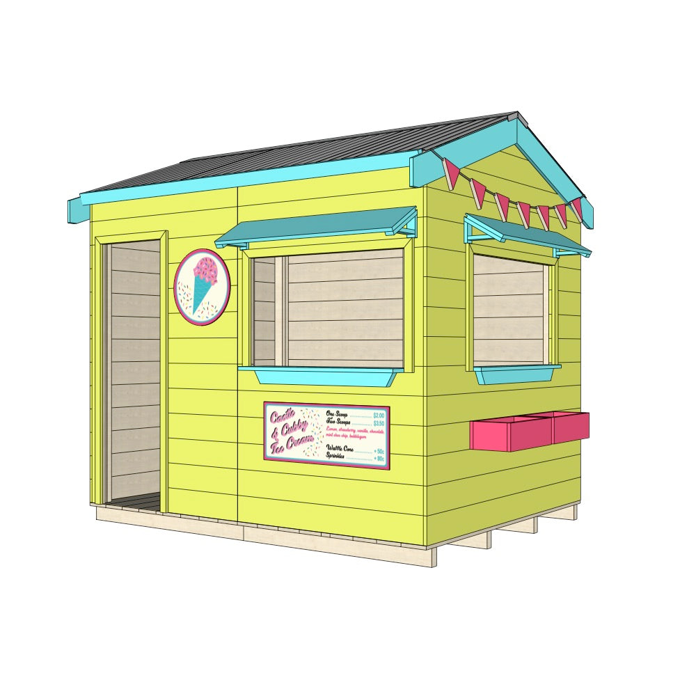 Ice Cream Shop Cubby House