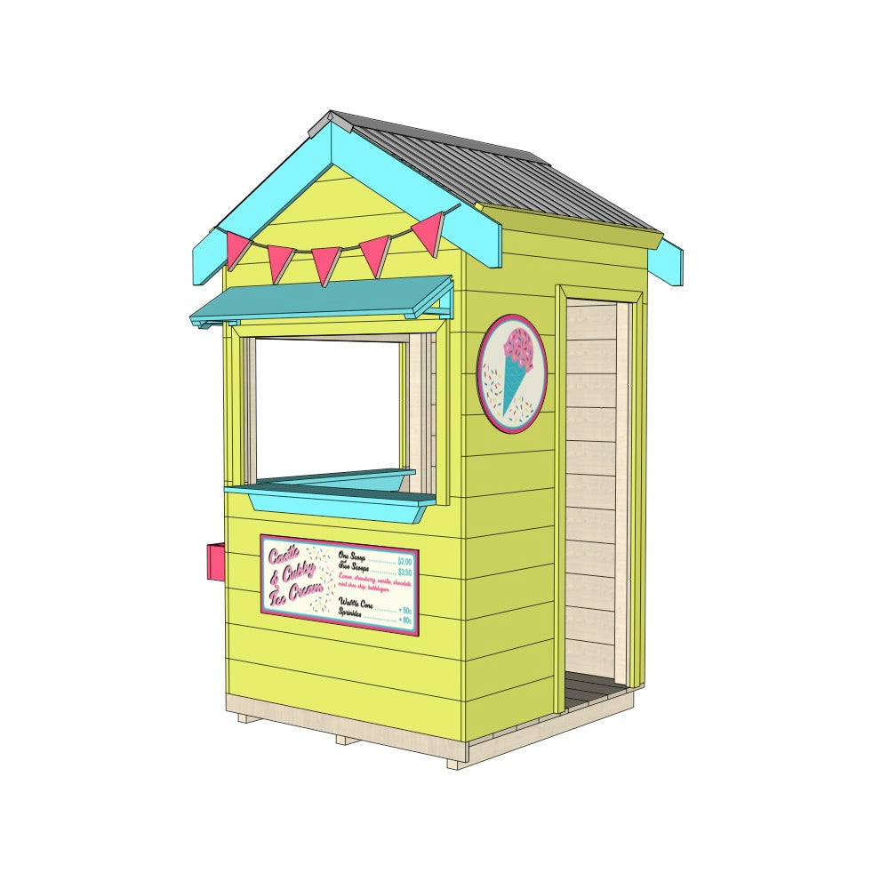Ice Cream Shop Cubby House