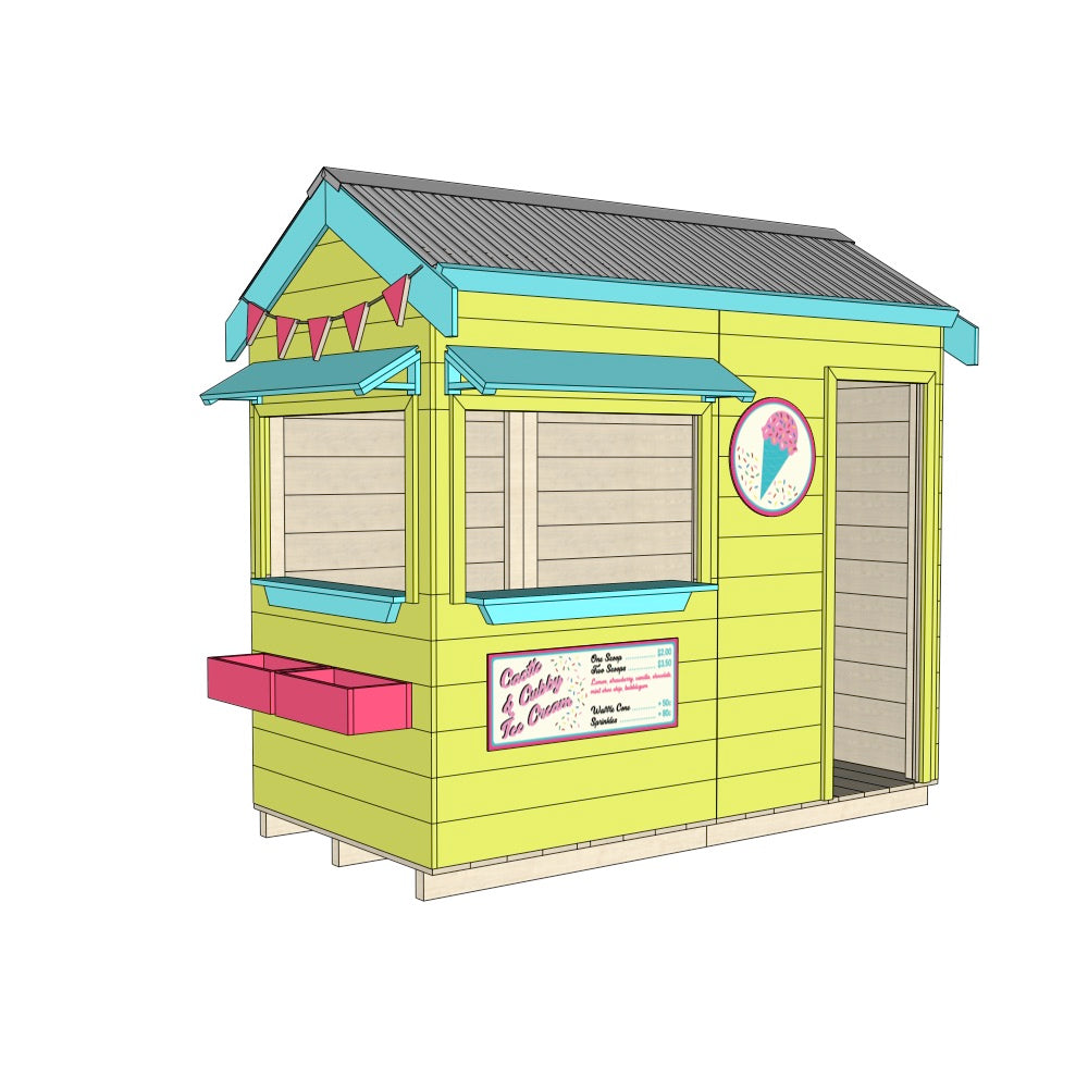 Ice Cream Shop Cubby House