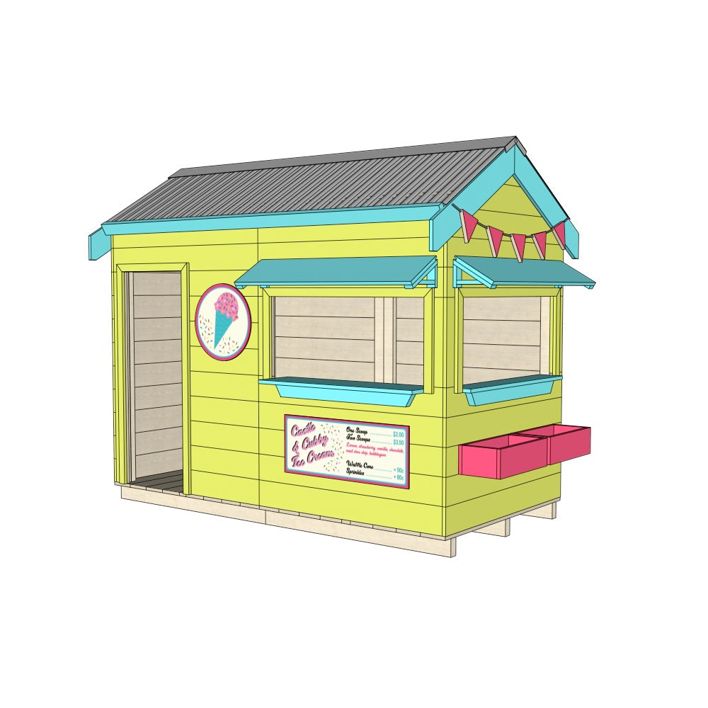 Ice Cream Shop Cubby House