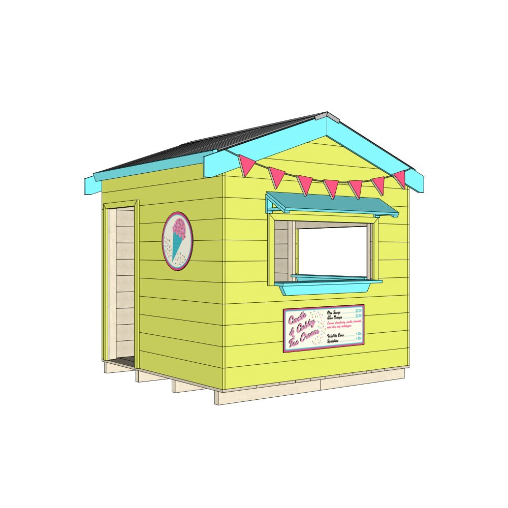 Ice Cream Shop Cubby House