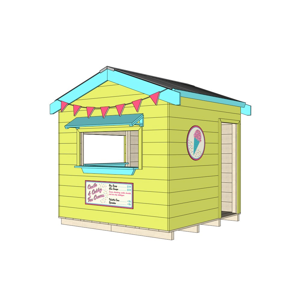 Ice Cream Shop Cubby House