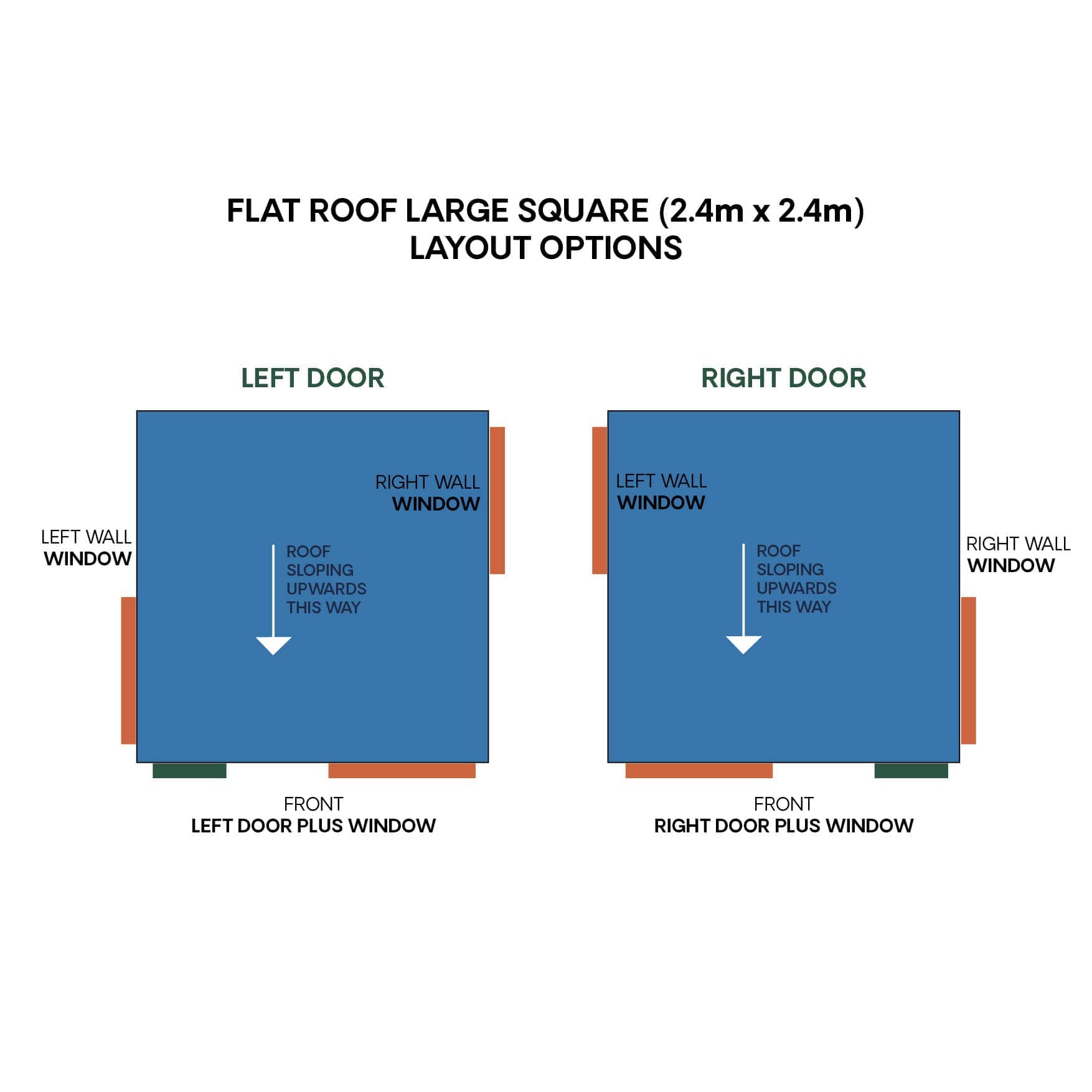 Layout diagram for large square
