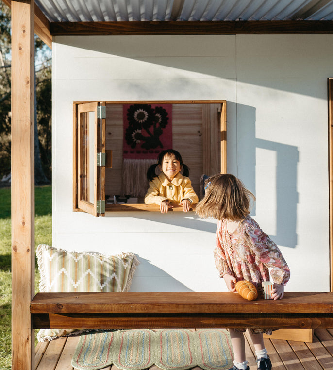 Wooden Cubby Houses for Little Courtyards or Big Backyards – Castle and ...
