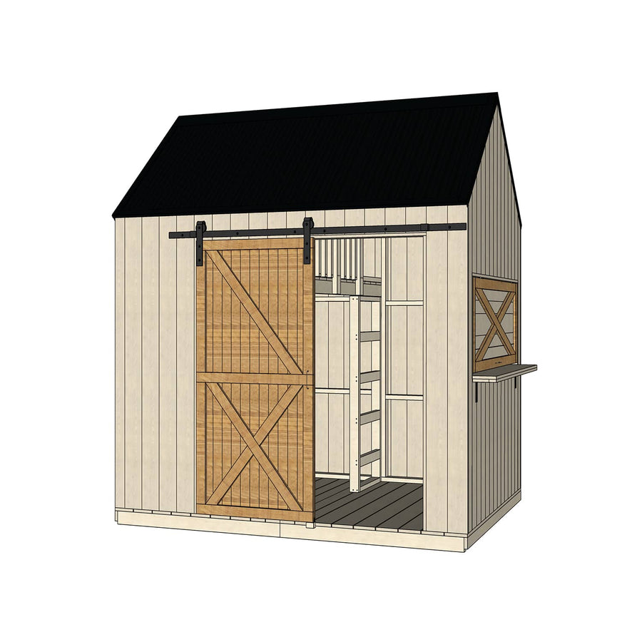 Barn with Mezzanine Cubby House - Residential