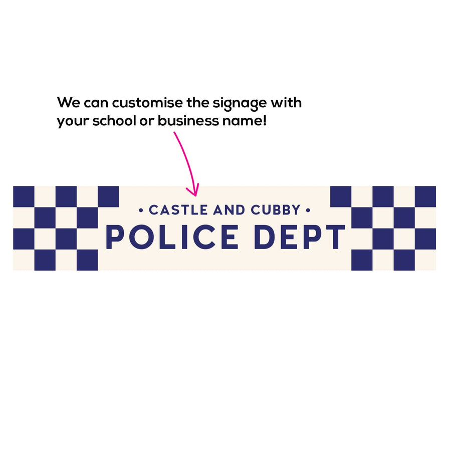Police station customised signage