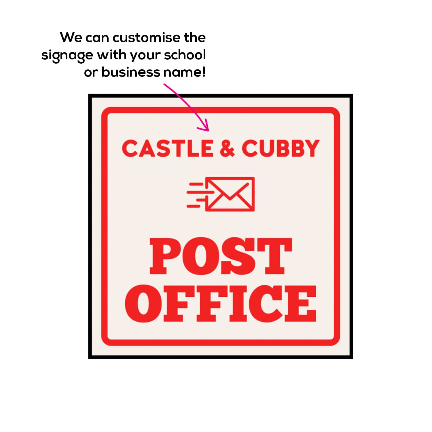 Post office sign artwork