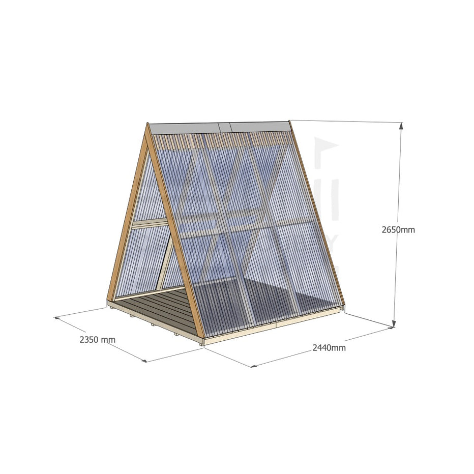 Open A-Frame Cubby House | Imagine with Castle & Cubby – Castle and Cubby